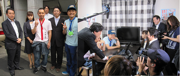 TV撮影映像現場